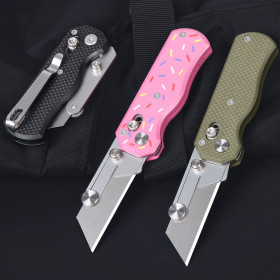 Freewolf SK5 Convenient 3 Colors Axis Paper Cutter EDC Utility Knife with 10PCS Blades UD408809